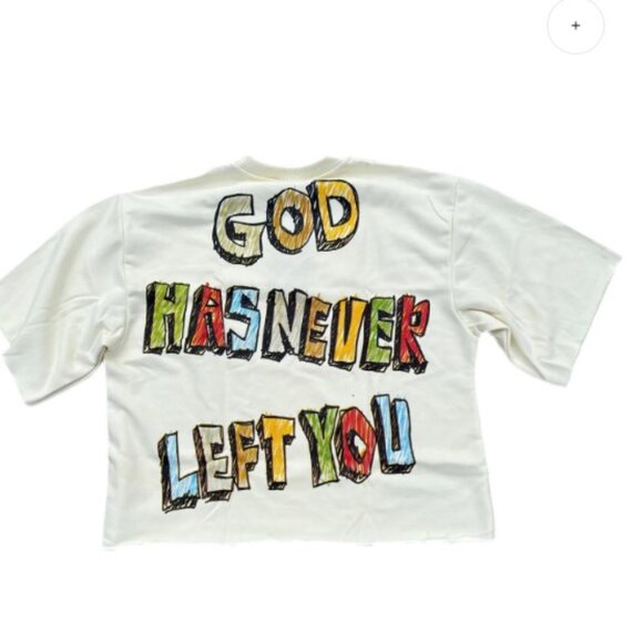 NEW! Sack Mercy - off white Boxy tee - Picture 2 of 3